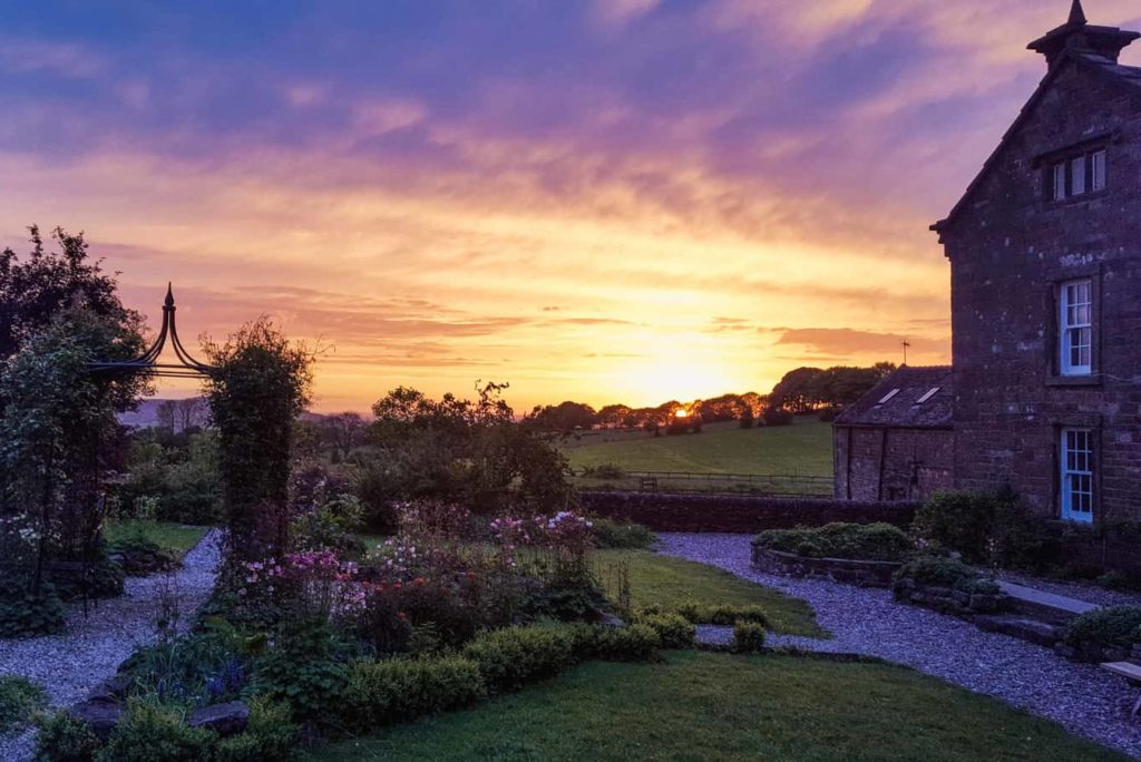 Toft Estate at sunset