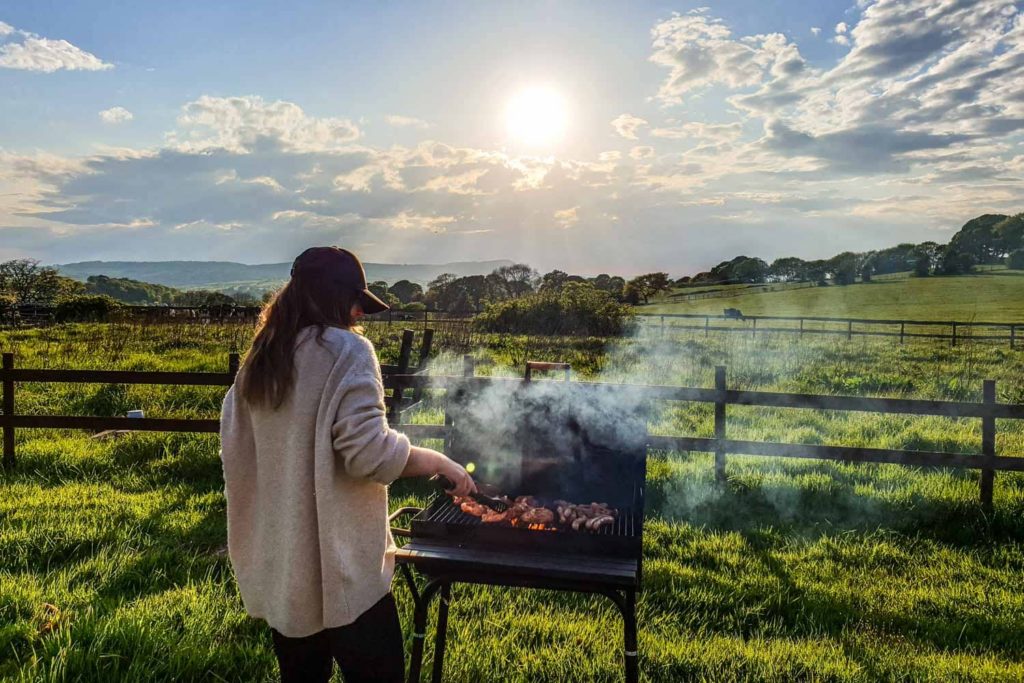 BBQ at toft Estate